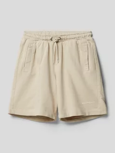 Spodnie i spodenki dla chłopców - Szorty z dzianiny dresowej z bawełny z wpuszczanymi kieszeniami model ‘DUST’ - grafika 1