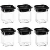 Pojemniki kuchenne - Zestaw 6 Pojemników Kuchennych Hamburg 0,6 L - miniaturka - grafika 1