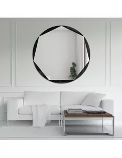 Siedmiokątne lustro w okrągłej ramie - HEPTO, Dostępne wymiary: Średnica 70cm - Lustra Siedmiokątne lustro w okrągłej ramie - HEPTO, Dostępne wymiary: Średnica 70cm - Lustra - miniaturka - grafika 1