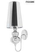 Lampy ścienne - Moosee Queen kinkiet 1x60W srebrny MSE010100229 - miniaturka - grafika 1