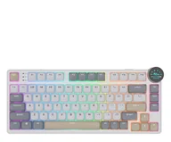 Klawiatury - Royal Kludge RK N80 Pearly Dawn Brown switch RK-N80-PRLYDWN-BRNSW-US - miniaturka - grafika 1