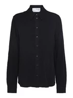 Koszule damskie - SELECTED FEMME Koszula damska z długim rękawem, czarny, 34 - miniaturka - grafika 1