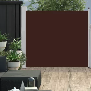 vidaXL vidaXL Wysuwana markiza boczna na taras, 170 x 300 cm, brązowa - Markizy - miniaturka - grafika 1