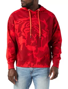 Just Cavalli Męska bluza sportowa Felpa - Bluzy męskie - miniaturka - grafika 1