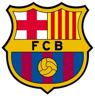 BARCELONA logo naklejka na ścianę 70cm - Naklejki na ścianę - miniaturka - grafika 1