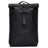 Plecaki - Plecak Rains Rolltop Rucksack 13320-01 - czarny - miniaturka - grafika 1