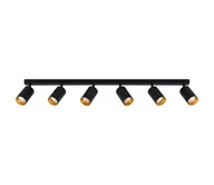 Lampy sufitowe - Brilagi - Oświetlenie punktowe SELE 6xGU10/35W/230V czarne/złote - miniaturka - grafika 1