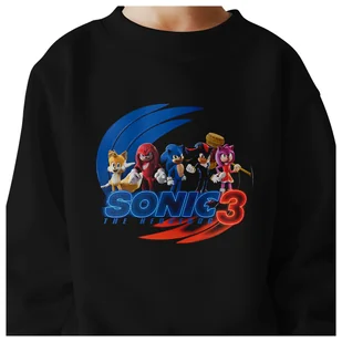 BLUZA DZIECIĘCA SONIC 3 122-128 DLA DZIEWCZYNKI CHŁOPCA - Bluzy dla dziewczynek BLUZA DZIECIĘCA SONIC 3 122-128 DLA DZIEWCZYNKI CHŁOPCA - Bluzy dla dziewczynek - miniaturka - grafika 1