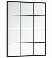 Lustra - Ścienne lustro w czarnej metalowej ramie B2-P45 - miniaturka - grafika 1