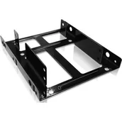 Części i akcesoria do laptopów - Icy Box wewnętrzna ramka montażowa 3.5" na 2 dyski 2.5" czarna IB-AC643 - miniaturka - grafika 1