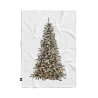 Koce - Koc pluszowy WINTER wzór BN16 | choinka bożonarodzeniowa 135 x 100 cm - miniaturka - grafika 1