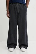 Spodnie męskie - adidas Originals spodnie bawełniane Graphic Lo Ch męskie kolor granatowy proste JW0178 - miniaturka - grafika 1