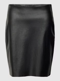 Spódnice - Spódnica mini z imitacji skóry model ‘DAGMAR’ - grafika 1