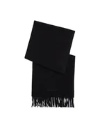 Apaszki i szaliki męskie - Calvin Klein Szalik Classic K50K512378 Czarny - miniaturka - grafika 1