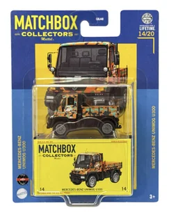 MATCHBOX COLLECTORS MERCEDES-BENZ UNIMOG U300 14/20 HVW09 - Samochody i pojazdy dla dzieci - miniaturka - grafika 1