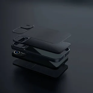 Nillkin Qin Leather Pro Case etui iPhone 14 Plus osłona na aparat kabura pokrowiec obudowa z klapką zielony - Etui i futerały do telefonów - miniaturka - grafika 11