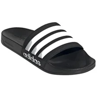 Klapki i japonki męskie - Męskie kapcie Adidas Adilette Shower Rozmiar butów (UE): 46 / Kolor: czarny/biały - miniaturka - grafika 1