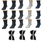 Skarpetki męskie - ZESTAW 15 par SKARPETY MEGA MIX frotte MĘSKI 43-46 - miniaturka - grafika 1