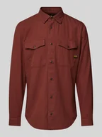 Koszule męskie - Koszula casualowa o kroju slim fit z kołnierzykiem typu kent - miniaturka - grafika 1