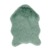 Dywany - Zielona sztuczna skóra Tiseco Home Studio Sheepskin, 60x90 cm - miniaturka - grafika 1