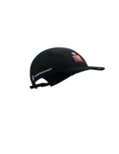 Czapki i chusty sportowe męskie - COMPRESSPORT Czapka biegowa 5 PANEL LIGHT CAP black sunset - miniaturka - grafika 1