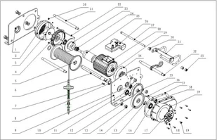 Lekki aluminiowy statyw bezpieczeństwa (udźwig: 1000 kg) + wyboru: wciągarka Tretos Military 00081697 - Wciągarki - miniaturka - grafika 20