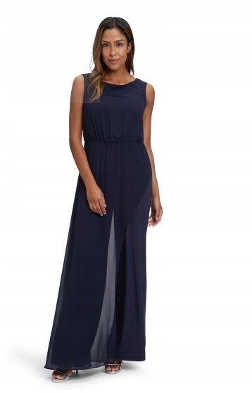 Vera Mont Kombinezon Elegancki Granatowy 44 Jgd