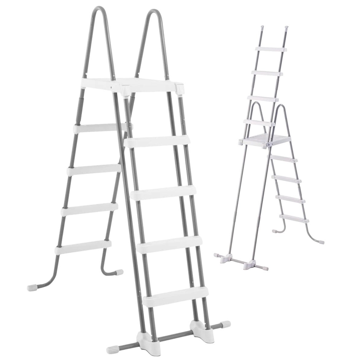 Bestway składana drabinka do wysokiego basenu  132cm wytrzymała 5 stopni