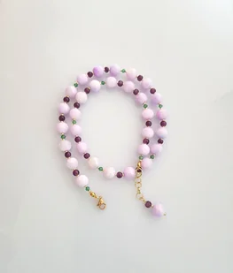 Choker When Lavender Blooms - Naszyjniki - miniaturka - grafika 1