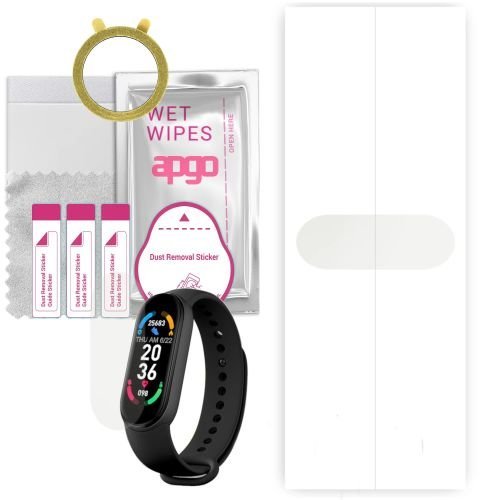 1x folia hydrożelowa MATOWA do Tracer T-BAND Velox M6 - apgo Smartwatch Hydrogel MATTE Protection Ochrona na ekran smartwatcha