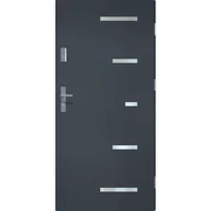 Drzwi zewnętrzne - Drzwi zewnętrzne P55 SPARTA pełne antracyt 90P - miniaturka - grafika 1