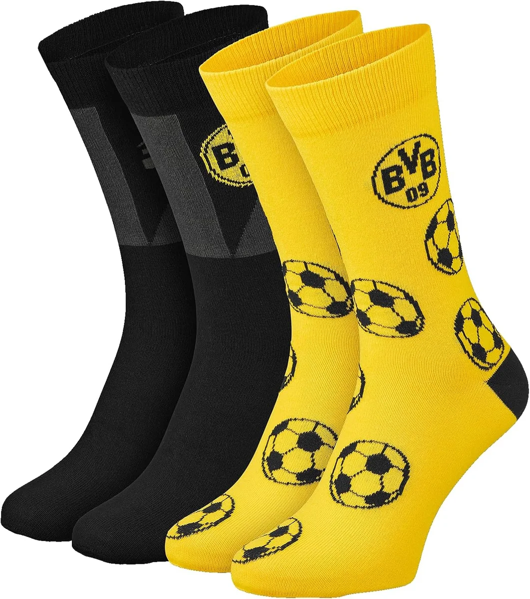 Skarpety Borussia Dortmund BVB 2 pary czarne 43-46