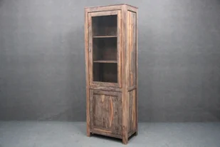 Witryna Nature Grey #53 Palisander Olejowany 65X42X190 Cm B 0812 - Witryny - miniaturka - grafika 1