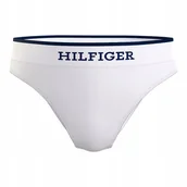 Majtki damskie - TOMMY HILFIGER BIKINI DAMSKIE MAJTKI 1P BIAŁE r.M - miniaturka - grafika 1