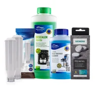Akcesoria i części do ekspresów do kawy - Zestaw Bosch - AL-TES46 2szt, Odkamieniacz Aqualogis Verde 500ml, Siemens TZ80001 Tabletki Czyszczące - miniaturka - grafika 1