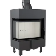 Kominki wolnostojące - Kratki.pl Marek Bal Kominek powietrzny stalowy LUCY lewy BS 12 kW 200 LUCY/12/L/BS - miniaturka - grafika 1