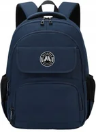 Plecaki szkolne i tornistry - MYGREEN Plecak Podróżny Szkolny Na Laptopa 15,6'' Granatowy Wodoodporny - miniaturka - grafika 1