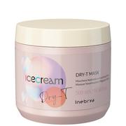 Maski do włosów - Inebrya Ice Cream Dry-T, odżywcza maska do włosów suchych, puszących się i po zabiegach, 500ml - miniaturka - grafika 1