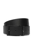 Paski - Tommy Hilfiger Pasek Męski Layton Rev 3.5 AM0AM13957 Czarny - miniaturka - grafika 1