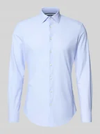 Koszule męskie - Koszula biznesowa o kroju slim fit z kołnierzykiem typu kent - miniaturka - grafika 1
