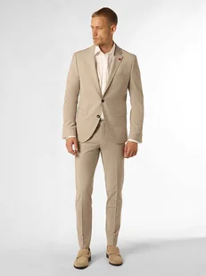 Cinque Garnitur męski Mężczyźni Slim Fit beżowy marmurkowy, 42 - Garnitury - miniaturka - grafika 1