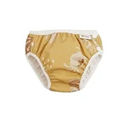 Kąpielówki dla chłopców - Kąpielówki marki Imse Vimse. Model Kąpiel pieluchy WHALE Musztarda - miniaturka - grafika 1