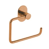 Akcesoria do armatury i ceramiki - Uchwyt łazienkowy na papier mocowany Laveo Miri różowe złoto ALM_820S - miniaturka - grafika 1