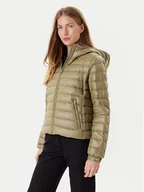 Kurtki damskie - Tommy Hilfiger Kurtka puchowa WW0WW46788 Khaki Regular Fit - miniaturka - grafika 1