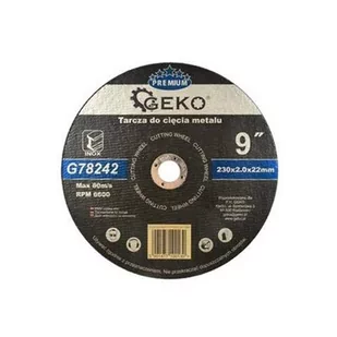Tarcza do cięcia metalu INOX 230x2.0x22.2 Geko - Tarcze do pił - miniaturka - grafika 1