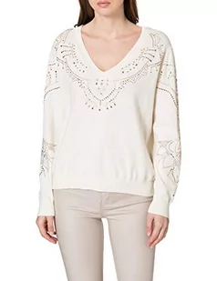Desigual Bluza damska JERS_gante, biały, XS - Bluzy damskie - miniaturka - grafika 1