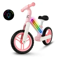 Rowerki biegowe - Rowerek biegowy SUNO z oświetleniem LED różowy - miniaturka - grafika 1