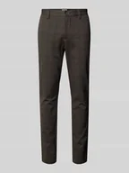 Spodnie męskie - Chinosy o kroju slim fit z mieszanki wiskozy model ‘MARK’ - miniaturka - grafika 1