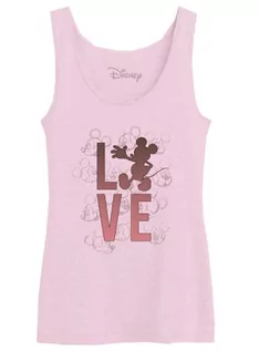 Koszulki i topy damskie - Disney"Micky Live" WODMICKTK110 Damski tank top, różowy, rozmiar XL, Różowy, XL - grafika 1