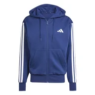Bluzy męskie - Bluza męska z kapturem rozpinana ADIDAS M 3S FL FZ HD L - miniaturka - grafika 1
